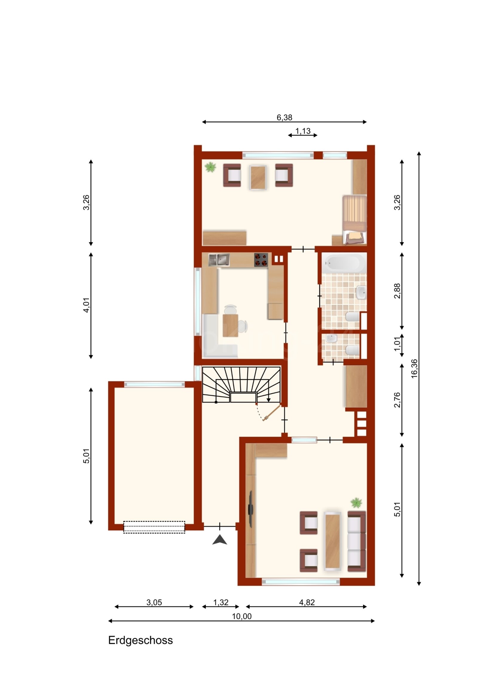 ++ IDEAL ALS KAPITALANLAGE!! MODERNISIERTES DREIFAMILIENHAUS IN ZENTRALER LAGE!! ++