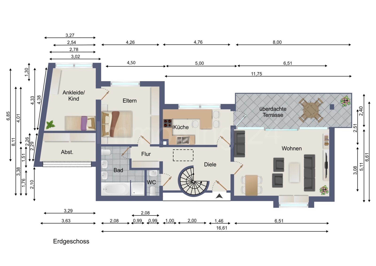 ++ MASSIVER BUNGALOW + SONNENTERRASSE + GARTEN IN RUHIGER LAGE!! ++