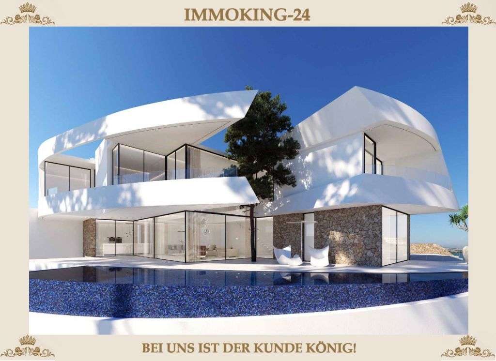 ALICANTE- COSTA BLANCA : BESTE LAGE ++ NEUBAU EINER AUSSERGEWÖHNLICHEN VILLA ++ MEERBLICK ++ T