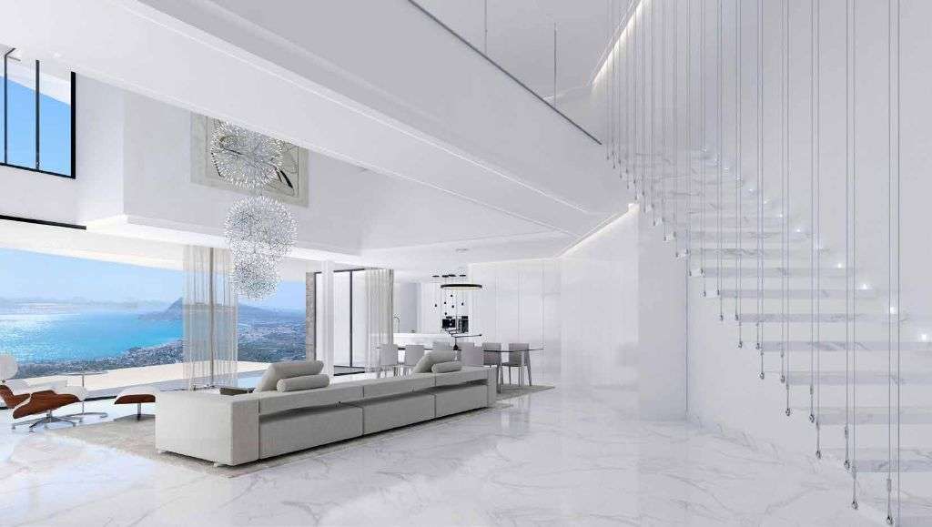 ALICANTE- COSTA BLANCA : BESTE LAGE ++ NEUBAU EINER AUSSERGEWÖHNLICHEN VILLA ++ MEERBLICK ++ T