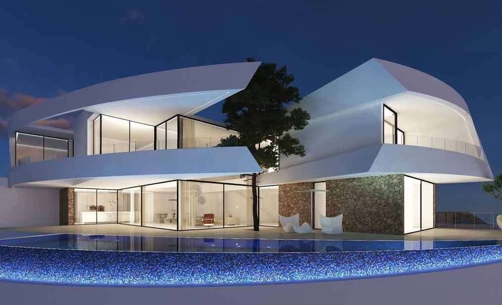 ALICANTE- COSTA BLANCA : BESTE LAGE ++ NEUBAU EINER AUSSERGEWÖHNLICHEN VILLA ++ MEERBLICK ++ T