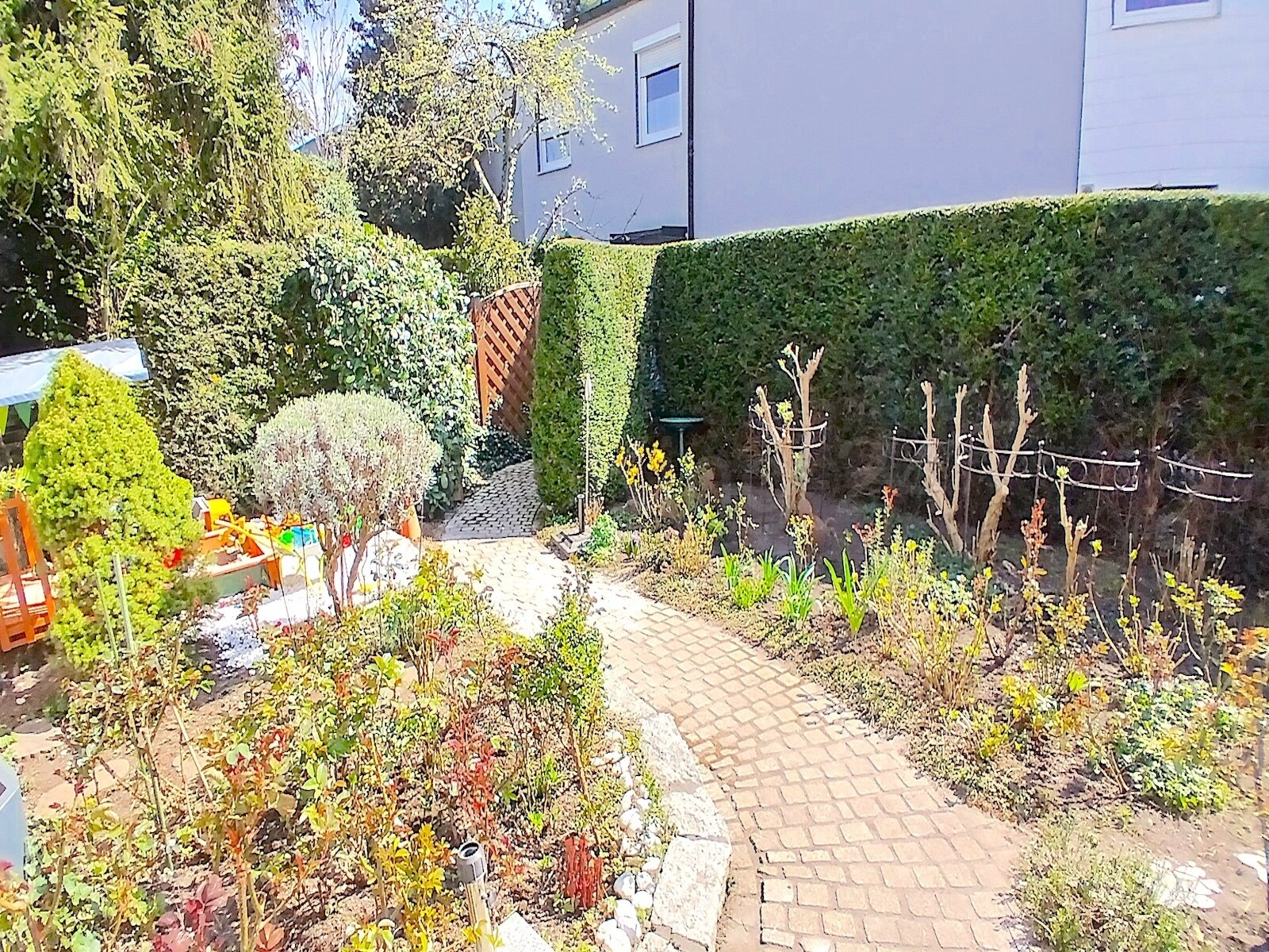 BLICK IN DEN GARTEN