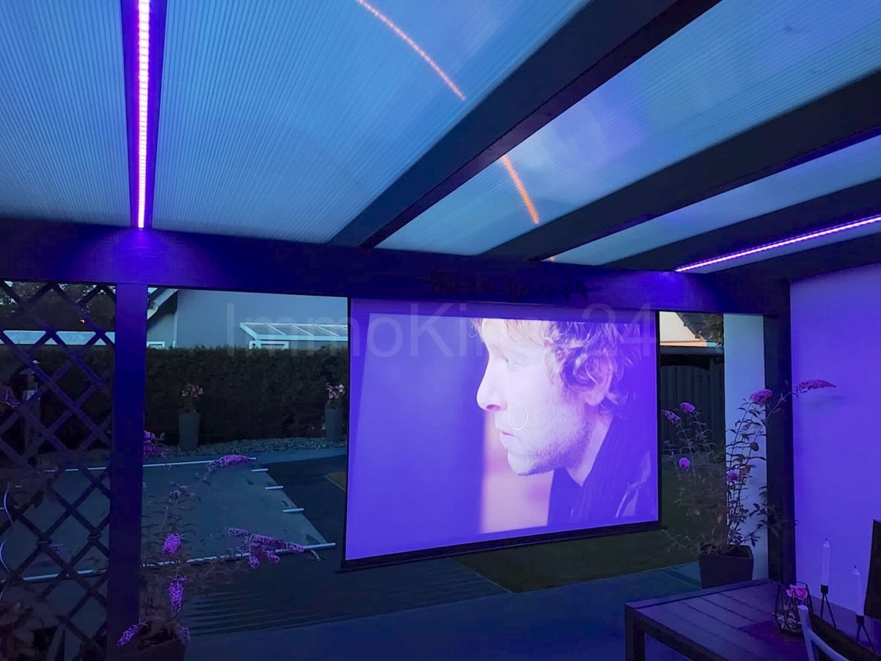 Kinoleinwand Terrasse Kinoleinwand Terrasse