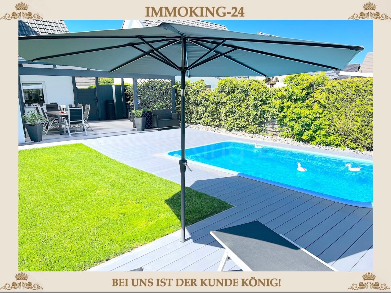 SONNENTERRASSE UND POOL! SONNENTERRASSE UND POOL!