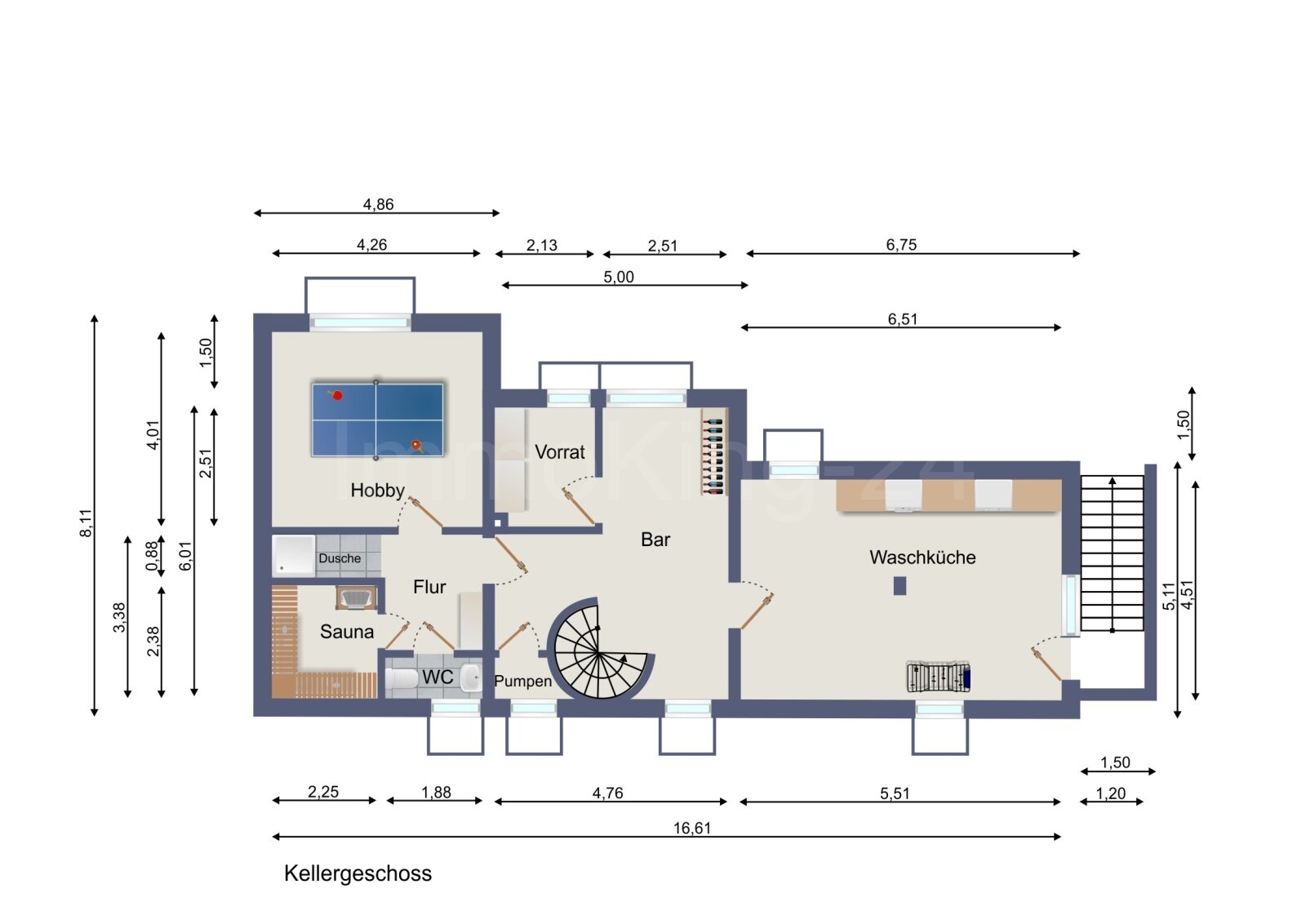 GRUNDRISS KELLERGESCHOSS GRUNDRISS KELLERGESCHOSS