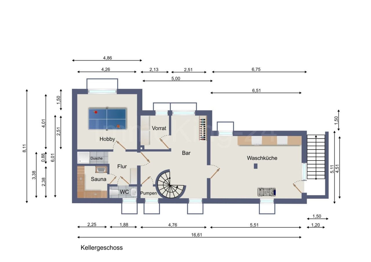 GRUNDRISS KELLERGESCHOSS GRUNDRISS KELLERGESCHOSS