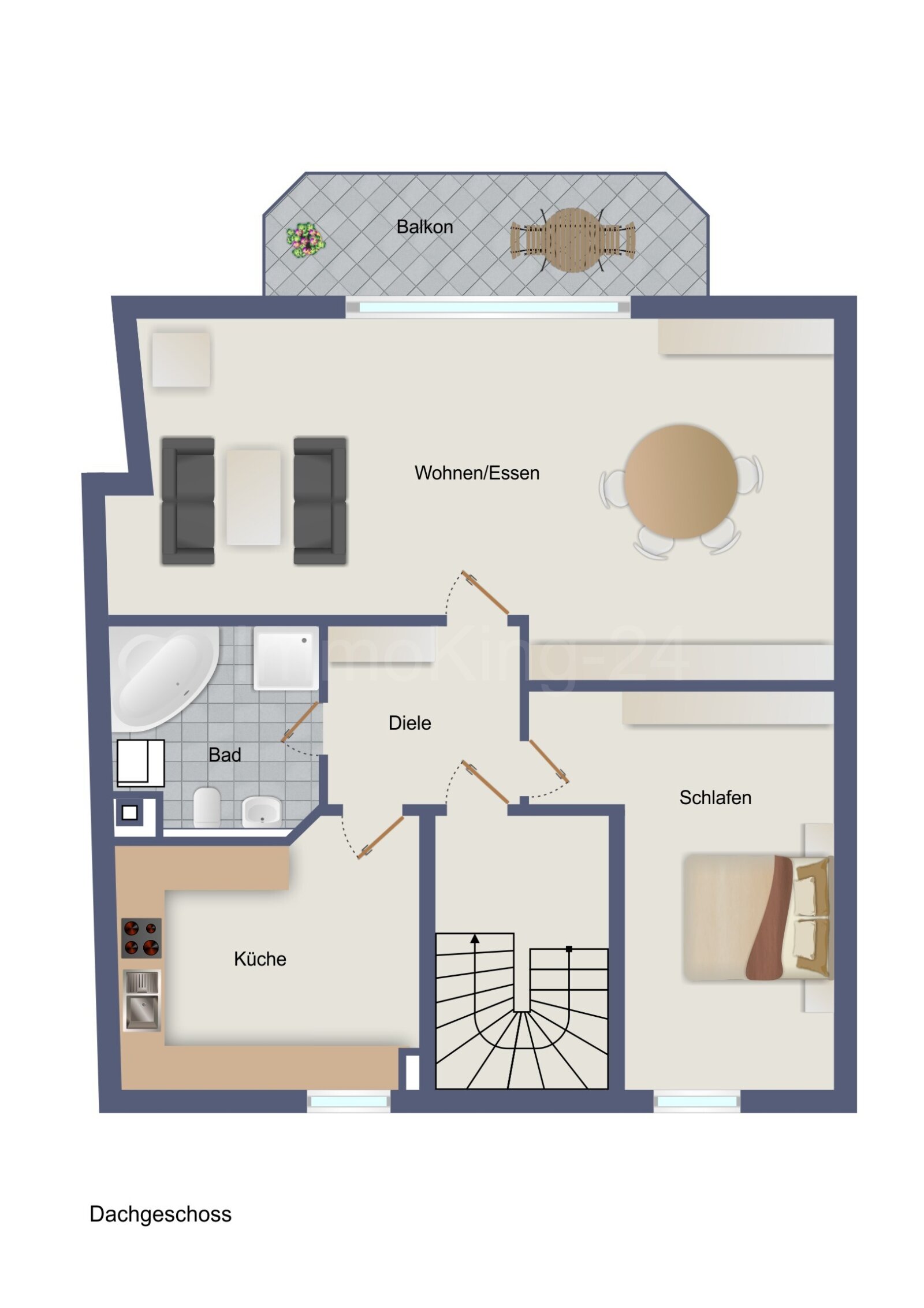 GRUNDRISS DACHGESCHOSS